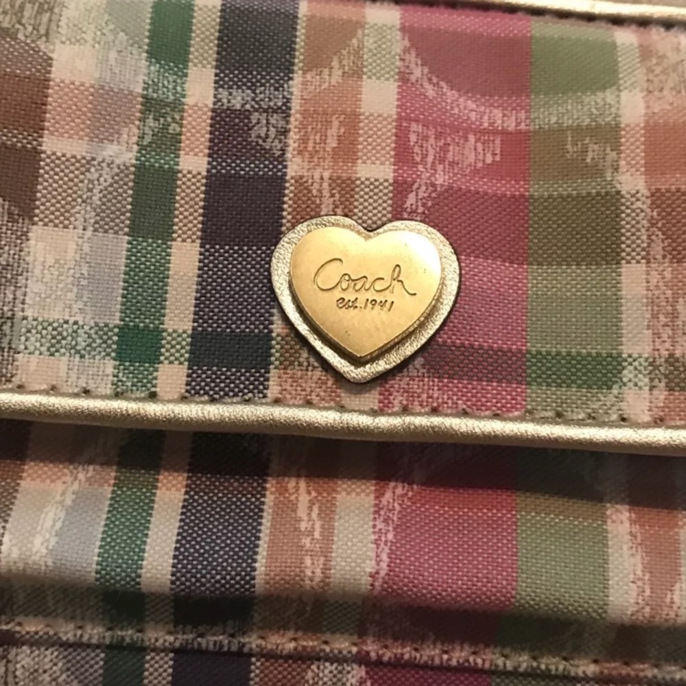 Multi Colored Coach Wristlet. Read Description! - Picture 3 of 5